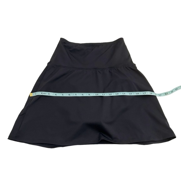 Lands’ End High Waist Tummy Control Swim Skirt Navy Blue Size 4 - Picture 8 of 11
